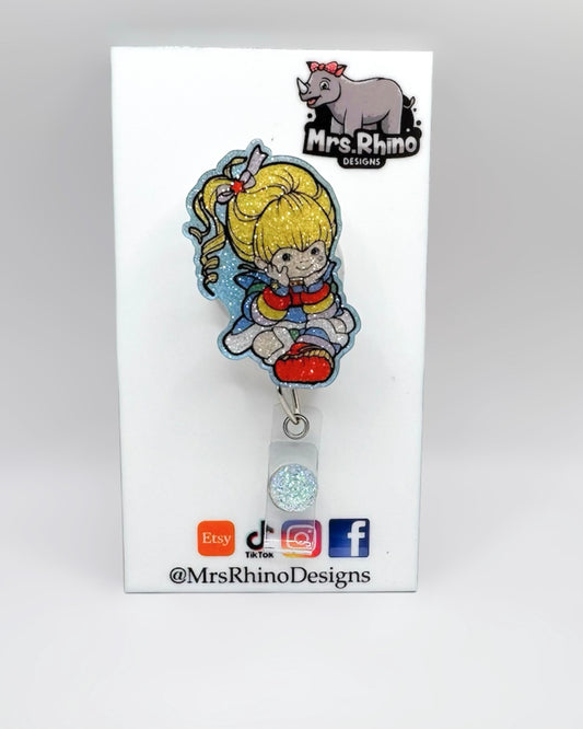 Rainbow Brite Badge Reel