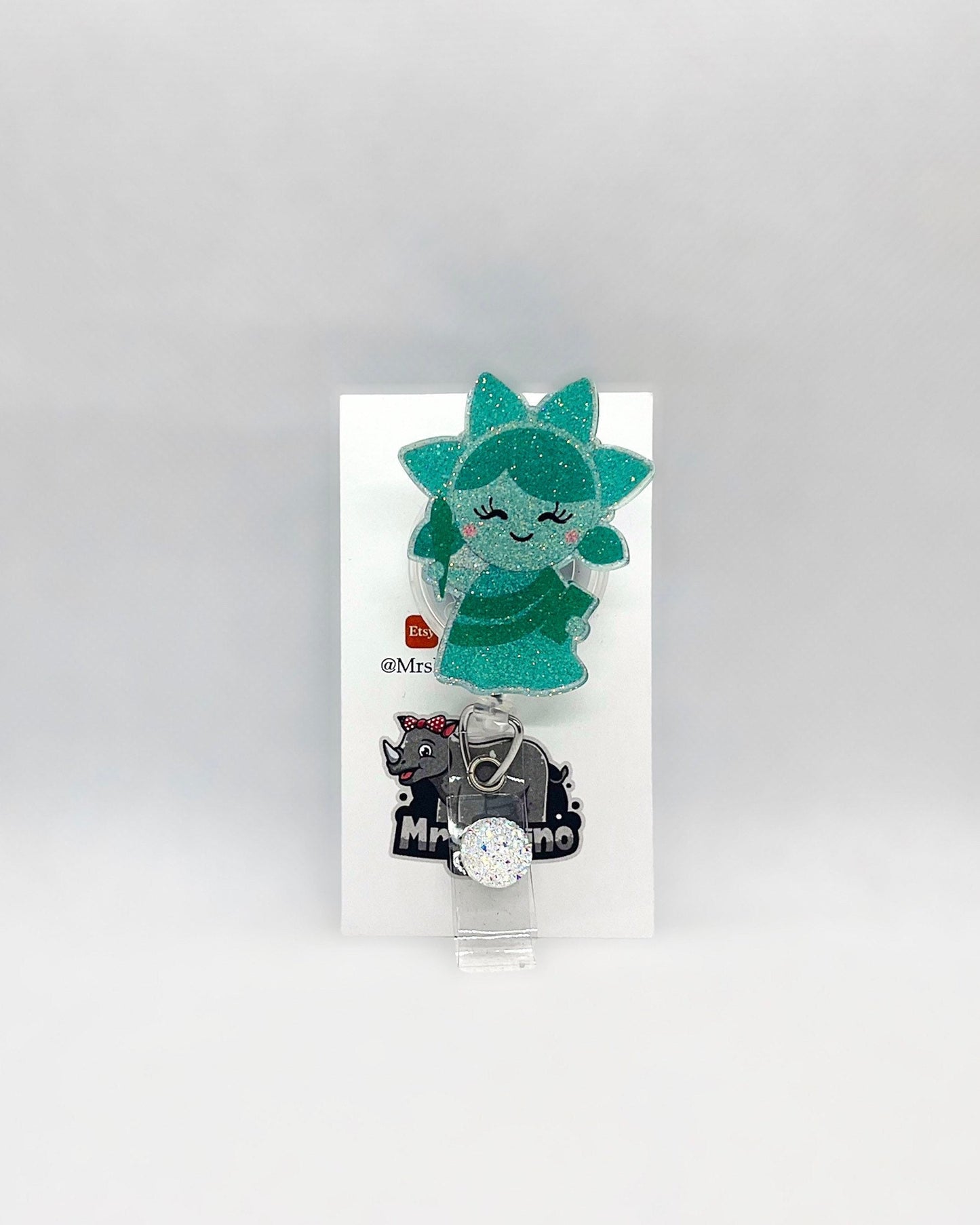 Statue of Liberty Badge Reel: Patriotic USA Nurse Teacher ID Badge
